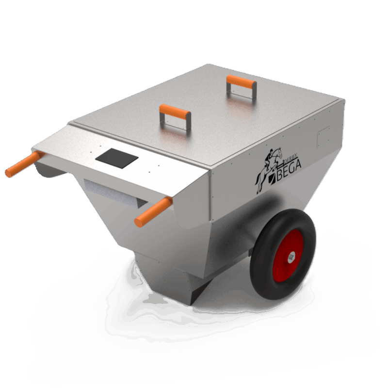 BEGA Heubedampfer DERBY mobil aus Edelstahl, 200 Liter